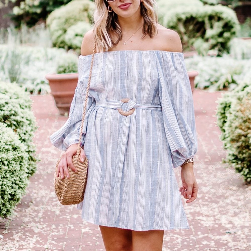 Chicwish Off the Shoulder Dress